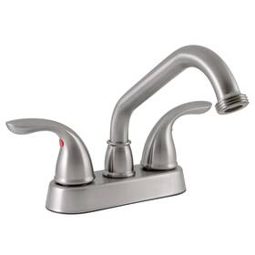 Design House 525147 Ashland 2.4 Gpm Deck Mounted Double Handle - Nickel
