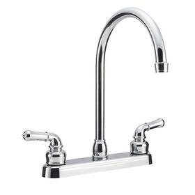 Dura Faucet Df-pk330hc-cp Rv J-spout Kitchen Sink Chrome