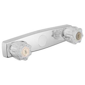 Dura Faucet Df-sa600a-cp Economical Shower With Classic Clear Acrylic Knobs Chrome