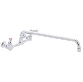 Durasteel F-ha-816s-28 Commercial Kitchen Sink Faucet 8 Inch Center Wall Utility 16 Chrome