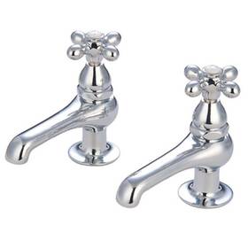 Elements Of Design Es3201ax Double Handle Lavatory Basin Tap - Chrome