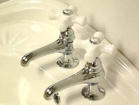 Elements Of Design Es3201px Double Handle Lavatory Basin Tap - Chrome