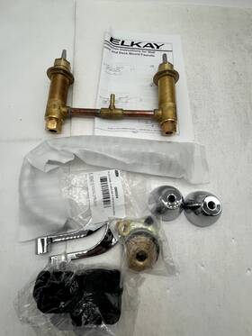 Elkay Lk800lgn05t4 1.5 Gpm Double Wrist Blade Handle Utility Faucet Read