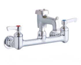 Elkay Lk940br03l2h Centerset Wall Mount Utility Faucet Chrome