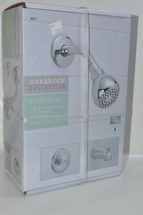 Essentials 843518013359 Oakbrook Collection Tub And Shower Spigot Mixer Head Set