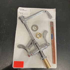 Faucet L424-8vb Watersaver Gooseneck Mixing In Polished Chrome H7