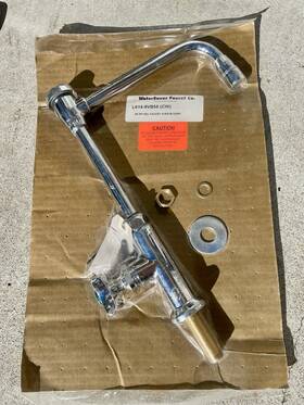 L614-8vb55 Faucet Water Saver Co. Single-hole Deck Mounted Gooseneck