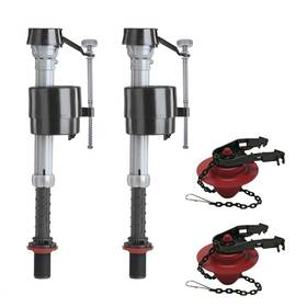 Fluidmaster K-400a-5004 Universal Toilet Fill Valve And 2 Inch 2- Pack Multi