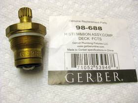 Gerber 98-688 Part Stem Bonnet Assembly Hot