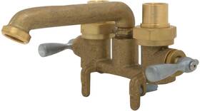 Gerber G0049535 Classics 2.2 Gpm Deck Mounted Double Handle - Brass