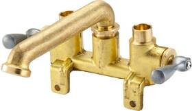 Gerber G0049556 Classics 2.2 Gpm Deck Mounted Double Handle - Brass