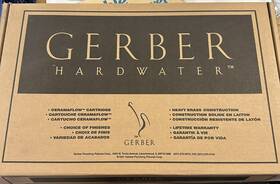 Gerber Plumbing Fixtures G0040100 Hardwater Single Handle Kitchen Faucet Less Spray-chrome 40-100