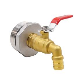 Horiznext 347963 55 Gallon Drum Faucet With Epdm Gasket 50 Gal Oil Water Bronze