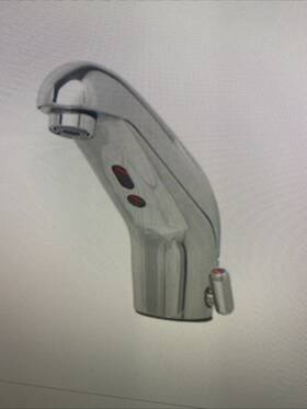 Hydrotek He-5000 He-5000emmb-lr Sensor Commercial Lavatory Faucet. Chrome Plate
