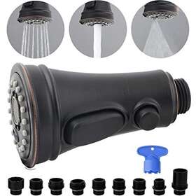 Ca-ifpd74931-3sprayer-orb Ifealclear Pull Down Spray Head 3 Modes For Kitchen Sink Faucet Oil Rubbed Bronze Ca-ifpd74931-3sprayer-orb Ifealclear Pull Down Spray Head 3 Modes For Kitchen Sink Faucet Oil Rubbed Bronze
