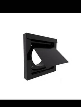 In-o-vate Dwv4k Inovate 4 Inch Black Metal Vent Flush Npt Connection