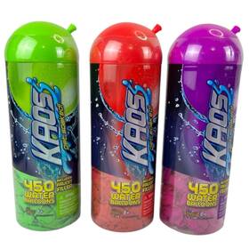 Ja-ru Inc 19133 3x Kaos Get Soaked Water Balloons Faucet Filler 450 Ea Green Red Purple Ages 8