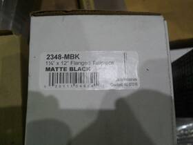 Jaclo 2348-mbk 1-1/4 Inch X 12 Flanged Tailpiece Matte Black