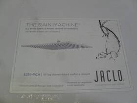 Jaclo S219-pch The Rain Machine 16 Inch Square Brass Shower Head 2.5gpm Chrome