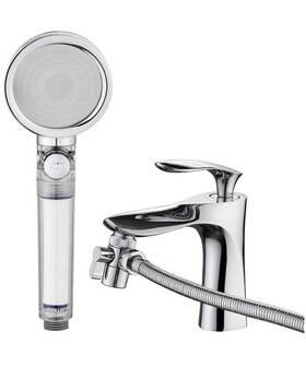 3-modes Jianan 445001665606 Sink Sprayer Hose High Pressure Filter Bathtub Shower Rinser 6.5 3-modes Jianan 445001665606 Sink Sprayer Hose High Pressure Filter Bathtub Shower Rinser 6.5