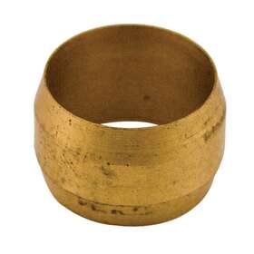 Jones Stephens C74004 Pack 10 3/16 Inch Brass Compression Sleeve Partno Jonesstephens