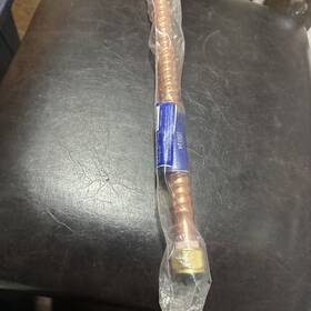 Jones Stephens J34724 3/4 Inch X 24 Copper Corrugated Water Heater Connector Partno