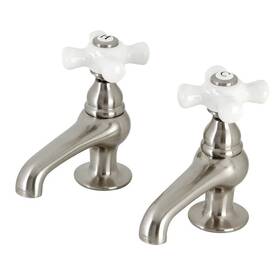 Kingston Brass Cc9l8 Vintage Basin Faucet Brushed Nickel