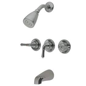 Gkb238 Kingston Brass Magellan Tub And Shower Faucet With Three Handles Gkb238 Kingston Brass Magellan Tub And Shower Faucet With Three Handles