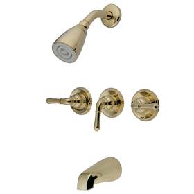 Kingston Brass Kb232 Magellan Tub And Shower Faucet With 3-magellan Handle