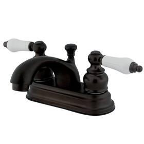 Kingston Brass Kb3605pl Vintage 4-inch Centerset Lavatory Faucet Porcelain