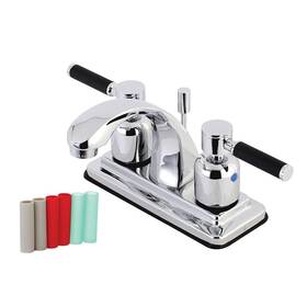Kingston Brass Kb4641dkl Kaiser 4-inch Center Set Lavatory Faucet With Retail