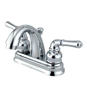 Kingston Brass Kb5611nml Naples 4-inch Centerset Lavatory Faucet Polished Chrome