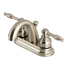 Kb5618kl Kingston Brass Knight 4-inch Centerset Bathroom Faucet Brushed Nickel Kb5618kl Kingston Brass Knight 4-inch Centerset Bathroom Faucet Brushed Nickel