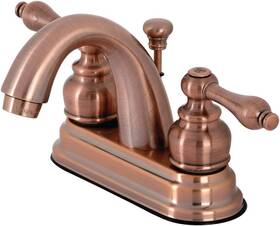 Kingston Brass Kb561alac Restoration 4 Inch 3-1/2 Spout Reach Antique Copper