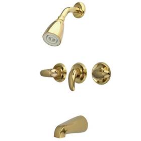 Kingston Brass Kb6232ll Legacy Tub And Shower Faucet Polished 5-inch Spout