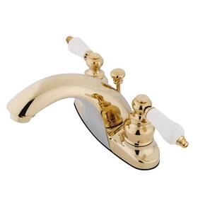 Kingston Brass Kb7642pl English Country Center Set Bathroom Faucet With Abs