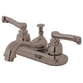 Kingston Brass Kb8608 4 Inch Centerset Lavatory Faucet 4-1/2 In Spout Reach Brushed