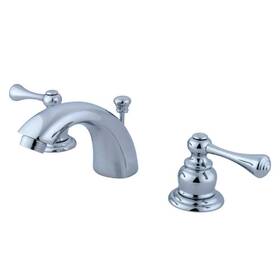 Kingston Brass Kb941bl Vintage Mini-widespread Bathroom Faucet Polished Chrome