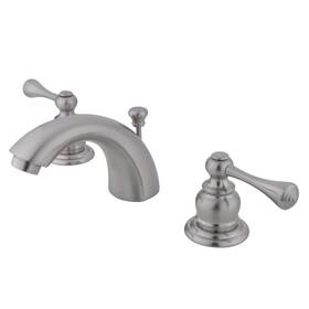 Kb948bl Kingston Brass Vintage Mini-widespread Bathroom Faucet Brushed Nickel