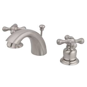 Kb958ax Kingston Brass 4.5 Inch Mini Widespread Bathroom Faucets In Brushed Nickel Kb958ax Kingston Brass 4.5 Inch Mini Widespread Bathroom Faucets In Brushed Nickel