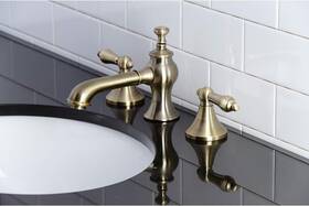 Kingston Brass Kc7063al Vintage 8 Inch Widespread Bathroom Faucet Antique