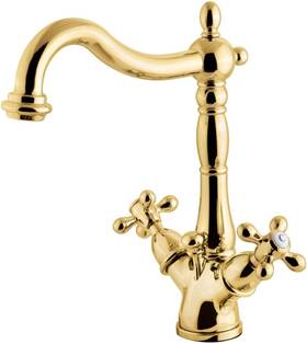 Kingston Brass Ks1432ax 4-inch 8-1/4 Inch Spout Reach Polished
