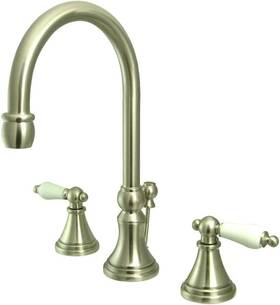 Kingston Brass Ks2988pl Governor Widespread Lavatory Faucet Brushed Nickel
