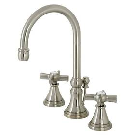 Ks2988zx Kingston Brass Millennium Widespread Bathroom Faucet Brushed Nickel