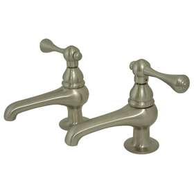 Ks320.bl Kingston Brass Ks3208bl Restoration 1.2 Gpm Basin Tap Faucet - Nickel Ks320.bl Kingston Brass Ks3208bl Restoration 1.2 Gpm Basin Tap Faucet - Nickel