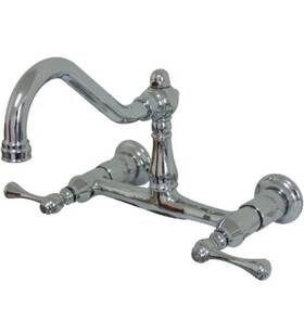 Kingston Brass Ks3241bl Vintage Bathroom Faucet 8-1/2 Inch Polished Chrome