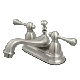 Kingston Brass Ks3608bl Vintage 4 Inch Centerset Bathroom Faucet Brushed Nickel