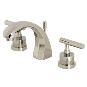 Ks4986cml Kingston Brass Manhattan 8 Inch Widespread Bathroom Faucet Polished Nickel