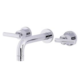 Ks8121cml Kingston Brass Manhattan 2-handle 8 Inch Wall Mount Bathroom Faucet