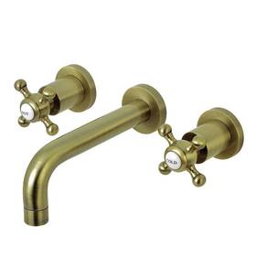 Ks8123bx Kingston Brass Metropolitan 2-handle 8 Inch Wall Mount Bathroom Faucet Ks8123bx Kingston Brass Metropolitan 2-handle 8 Inch Wall Mount Bathroom Faucet